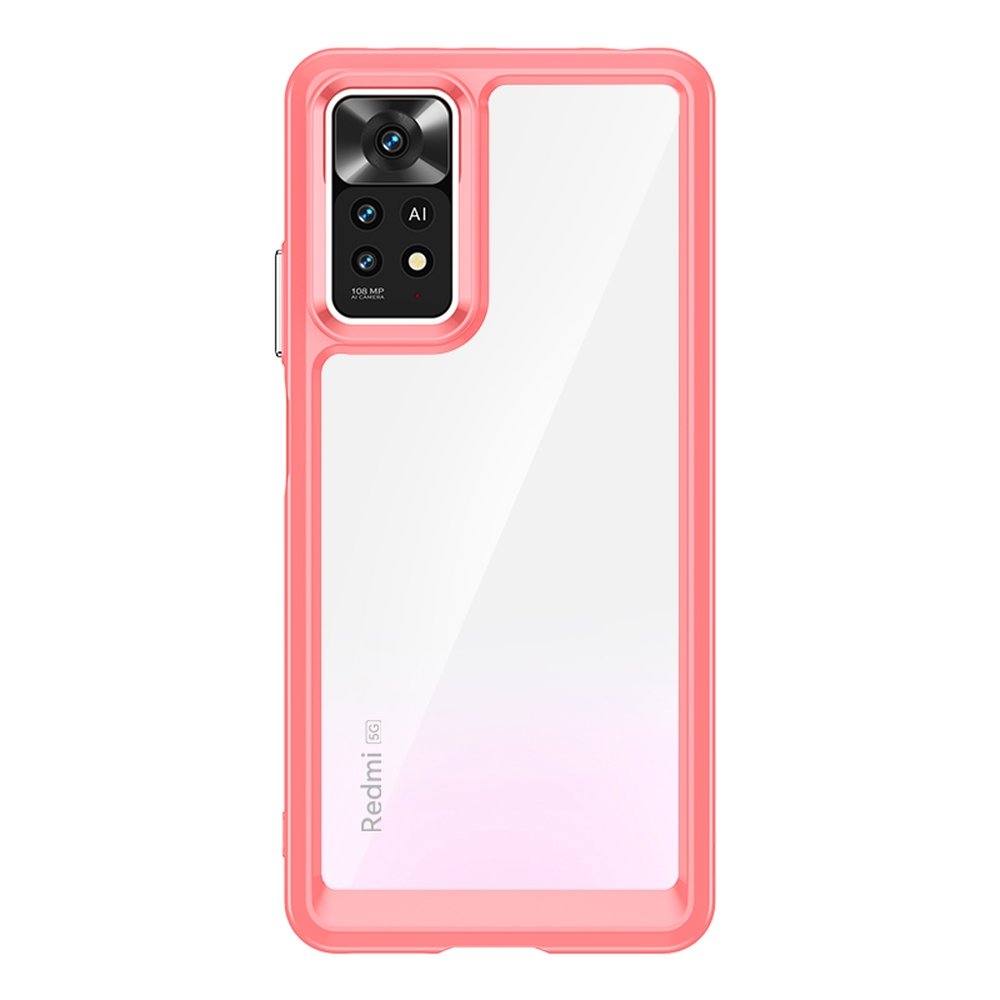 Pokrowiec Outer Space Case czerwony Xiaomi Redmi Note 11 Pro