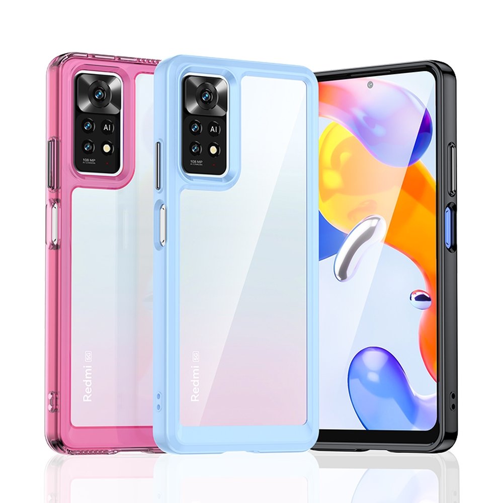 Pokrowiec Outer Space Case czerwony Xiaomi Redmi Note 11 Pro / 2