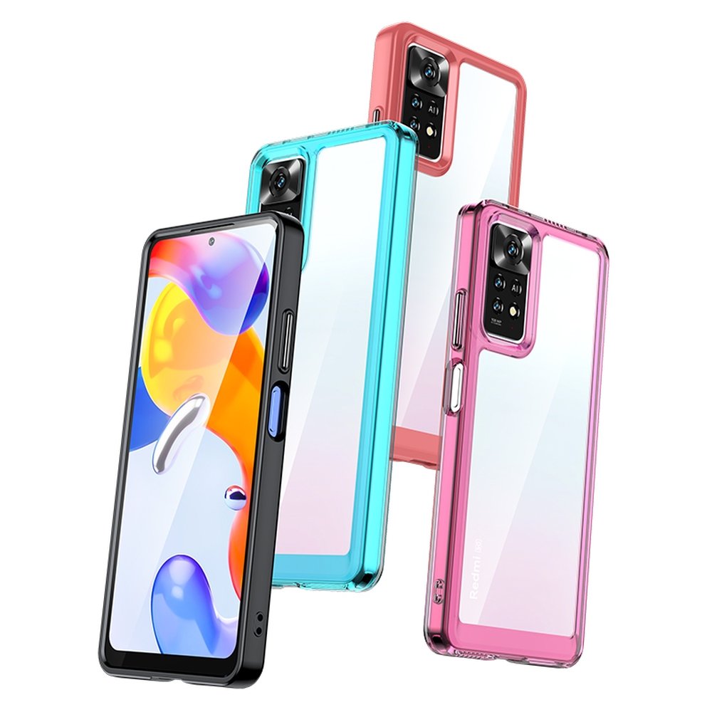 Pokrowiec Outer Space Case czerwony Xiaomi Redmi Note 11 Pro / 4