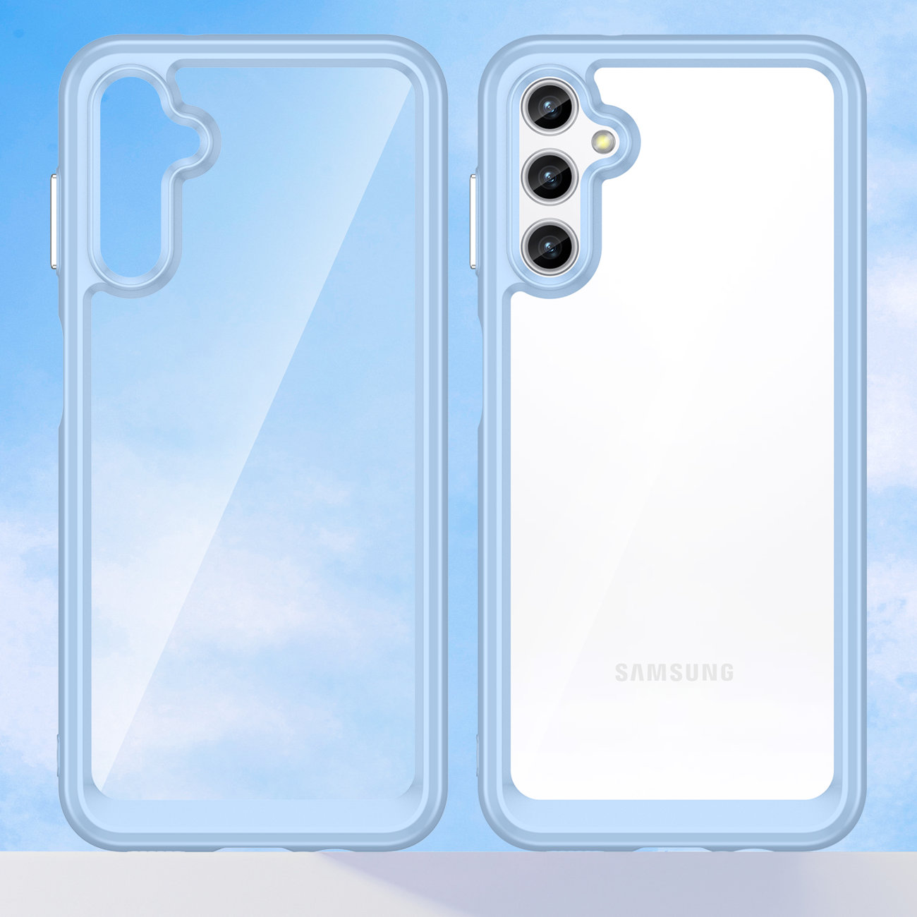 Pokrowiec Outer Space Case niebieski Samsung Galaxy A14 5G / 8