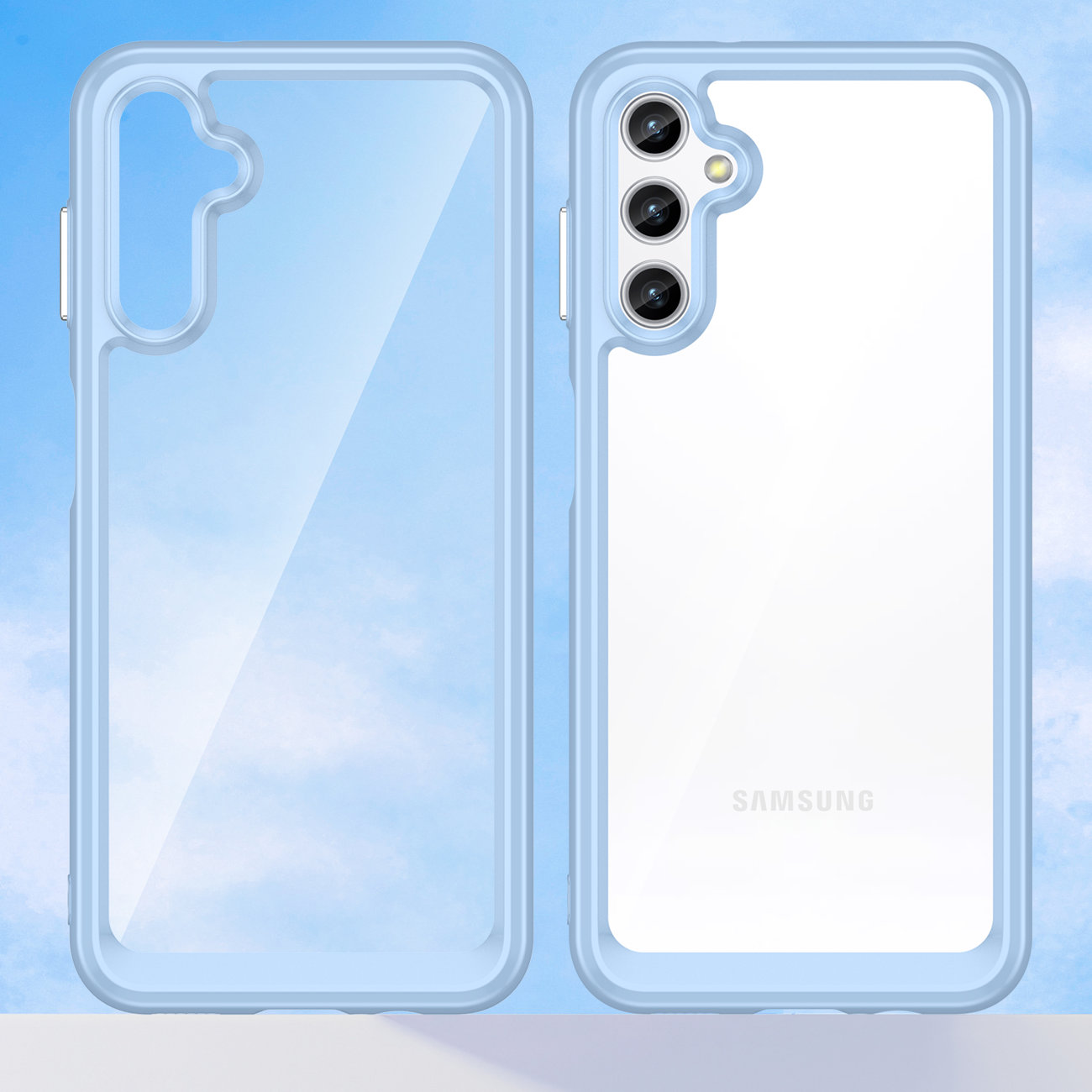 Pokrowiec Outer Space Case niebieski Samsung Galaxy A54 5G / 2