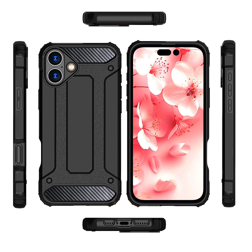 Pokrowiec pancerny Armor Case czarny Apple iPhone 16 / 5