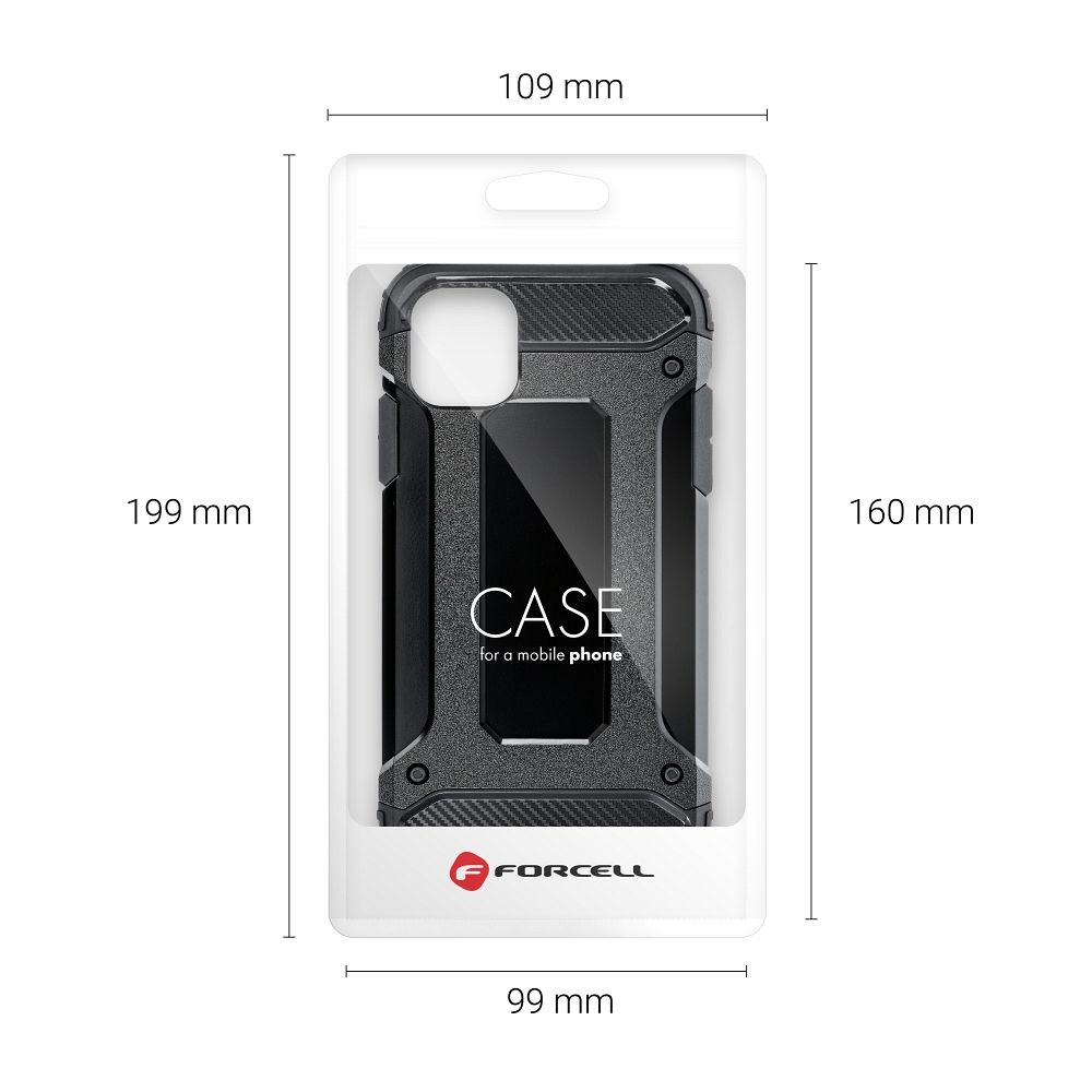 Pokrowiec pancerny Armor Case czarny Xiaomi Redmi 10C / 11