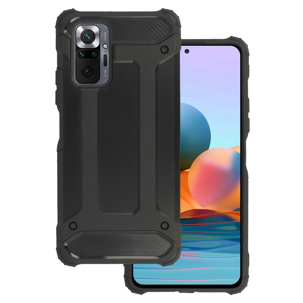 Pokrowiec pancerny Armor Case czarny Xiaomi Redmi Note 10 Pro Max