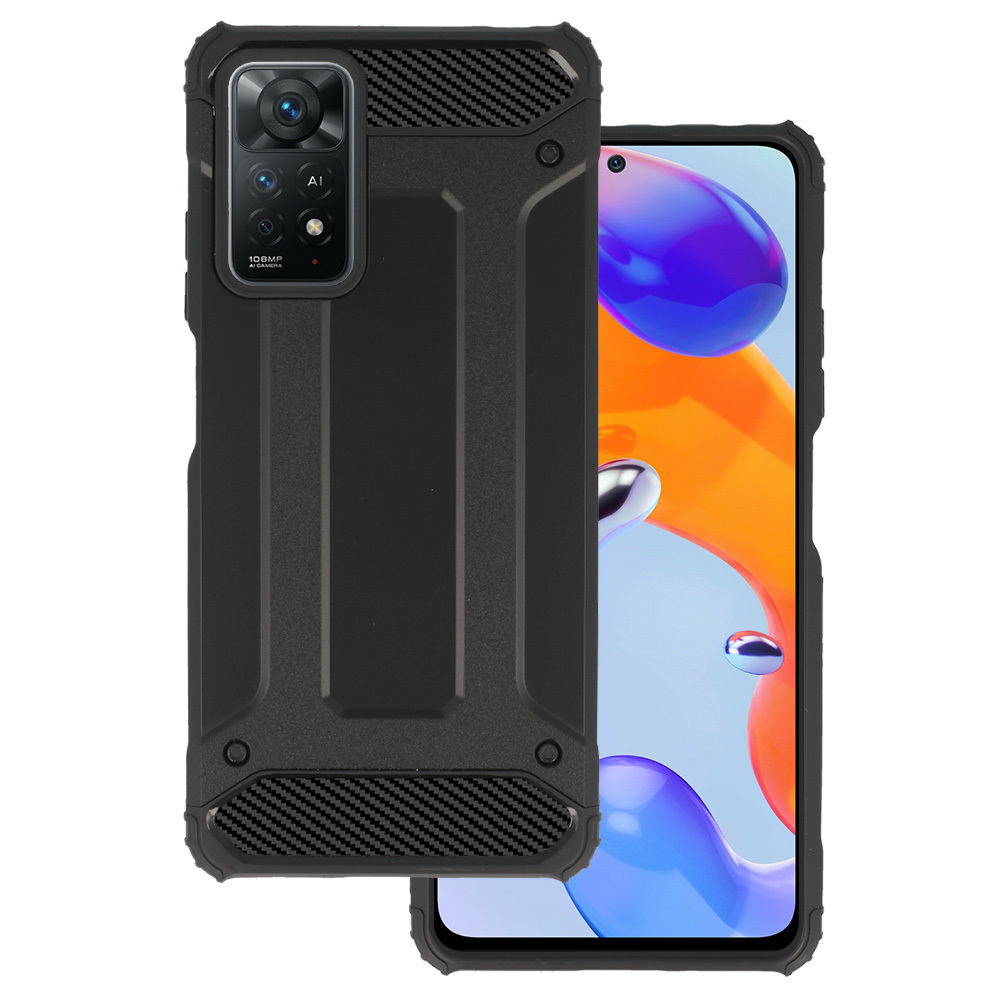 Pokrowiec pancerny Armor Case czarny Xiaomi Redmi Note 11 Pro 5G