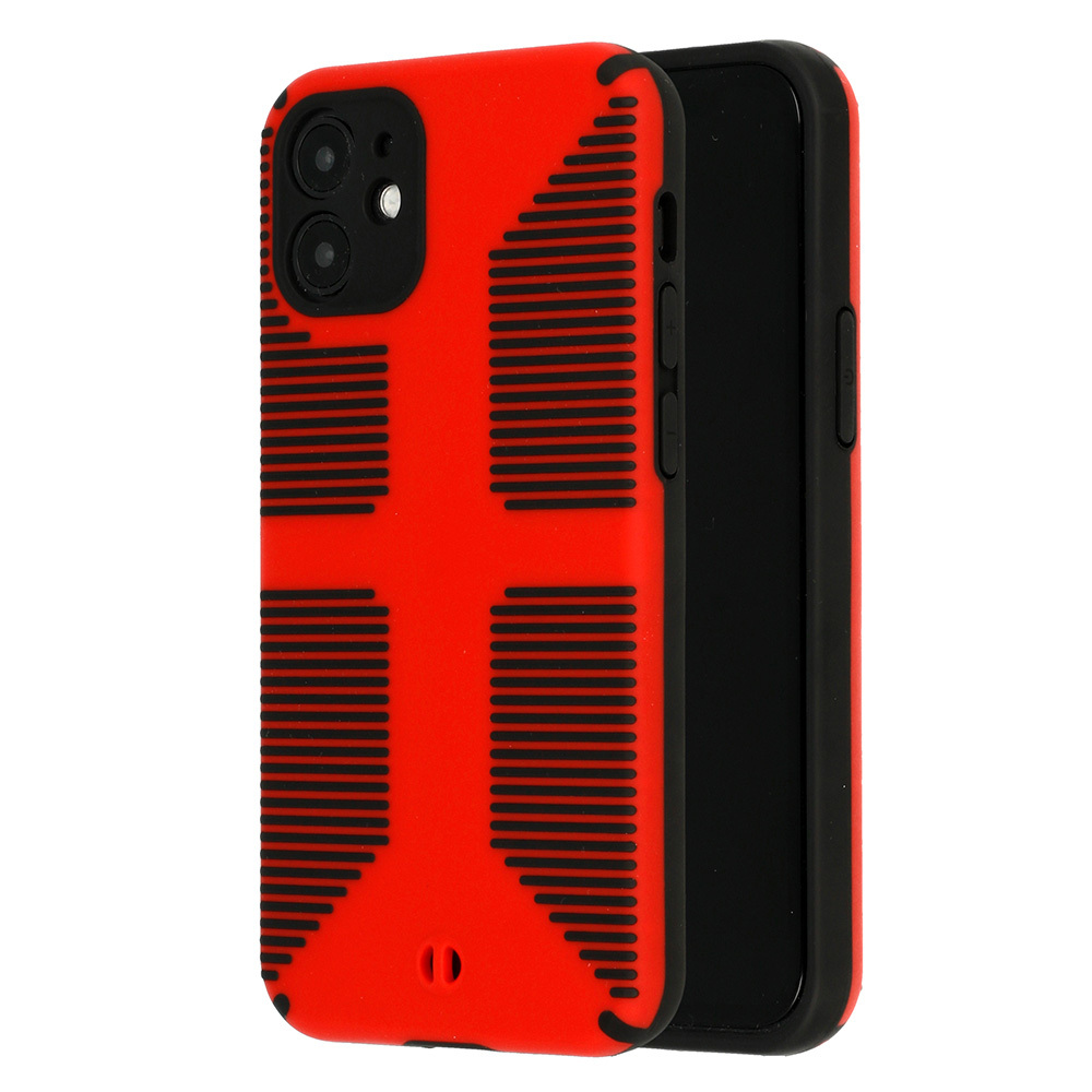 Pokrowiec pancerny Grip Case czerwony Apple iPhone 12 Pro