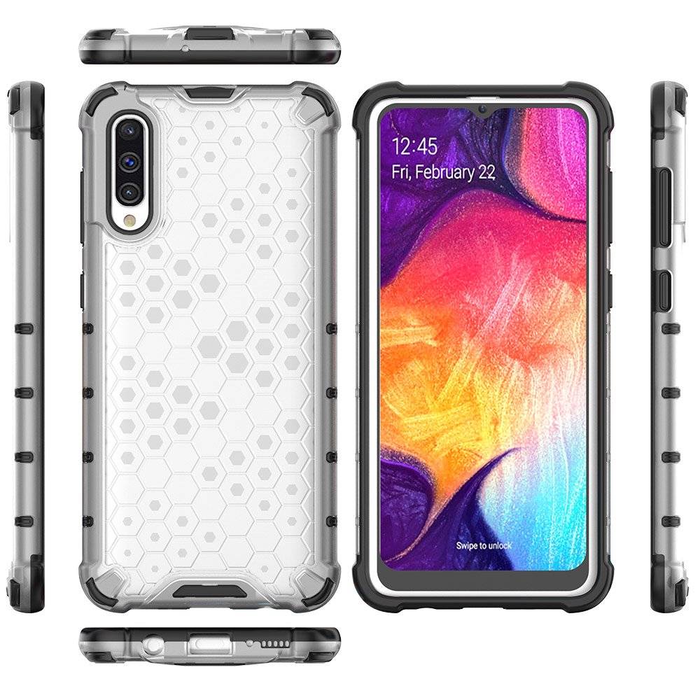 Pokrowiec pancerny Honeycomb czarny Samsung Galaxy A50s / 9