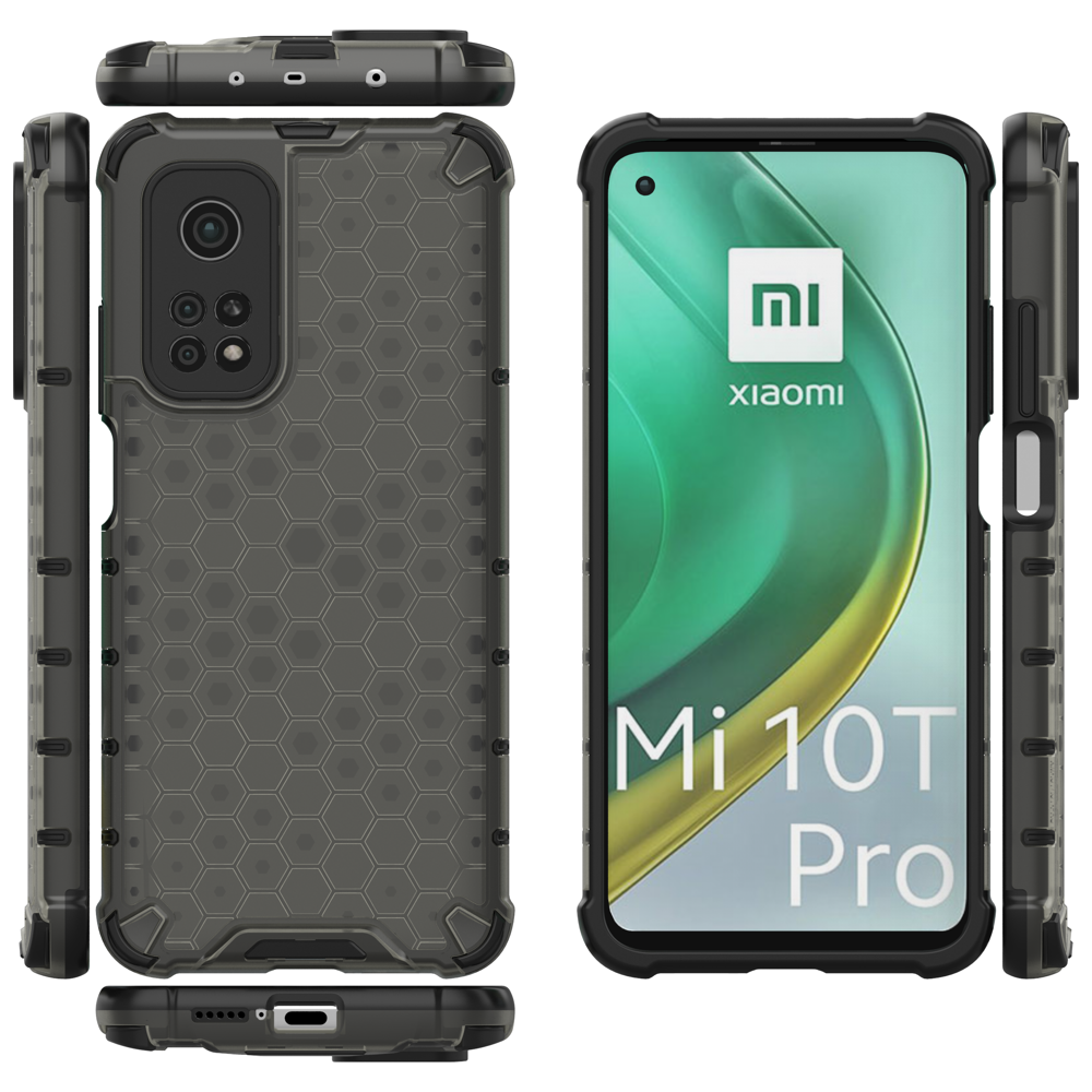 Pokrowiec pancerny Honeycomb czarny Xiaomi Mi 10T / 12