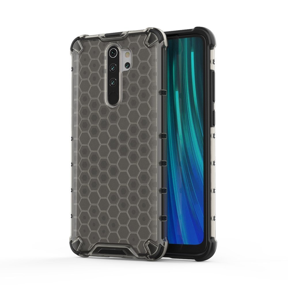 Pokrowiec pancerny Honeycomb czarny Xiaomi Redmi Note 8 Pro