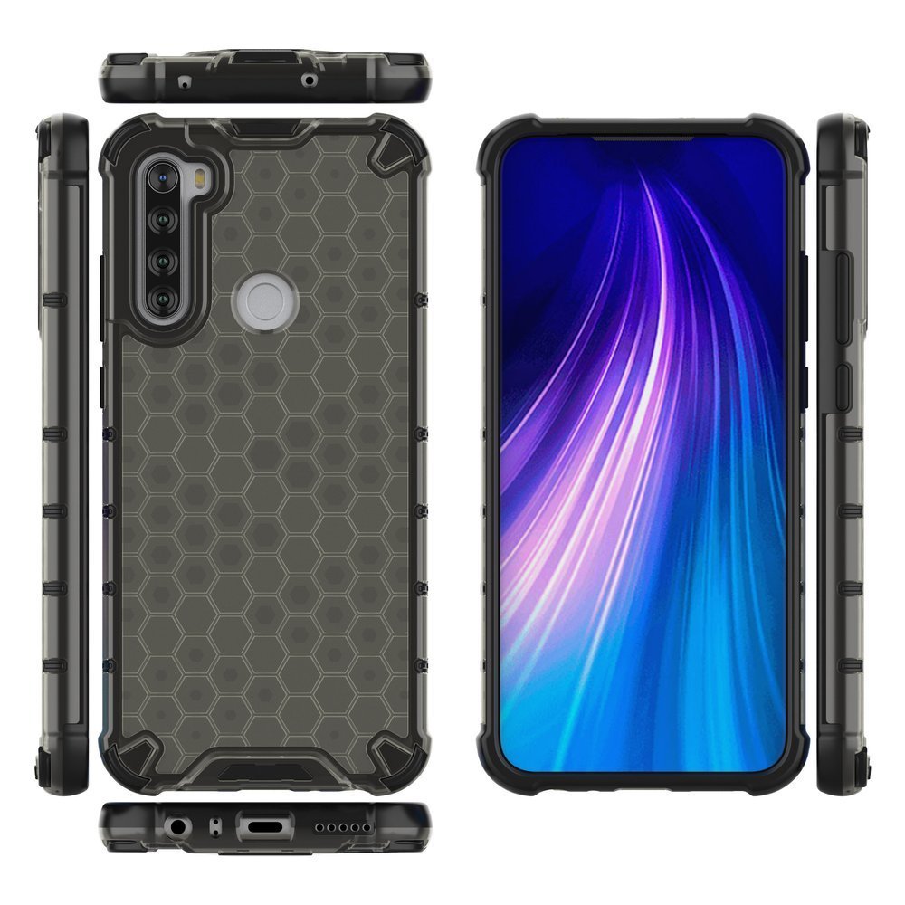 Pokrowiec pancerny Honeycomb czarny Xiaomi Redmi Note 8T / 12