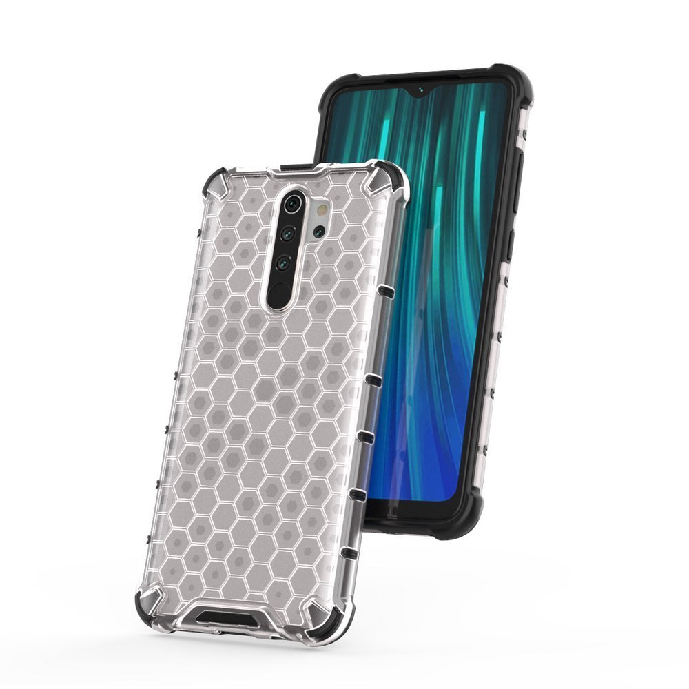 Pokrowiec pancerny Honeycomb przeroczysty Xiaomi Redmi Note 8 Pro / 5