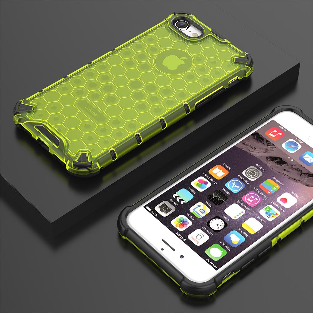 Pokrowiec pancerny Honeycomb zielony Apple iPhone 7 / 10