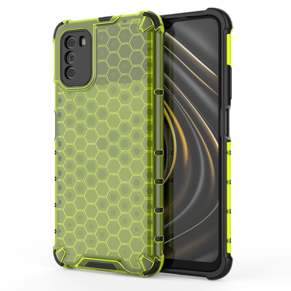 Pokrowiec pancerny Honeycomb zielony Xiaomi POCO M3