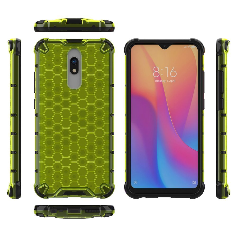 Pokrowiec pancerny Honeycomb zielony Xiaomi Redmi 8 / 9