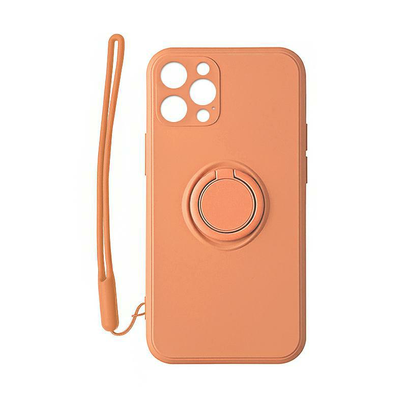 Pokrowiec pancerny Pastel Ring pomaraczowy Apple iPhone 11 6,1 cali