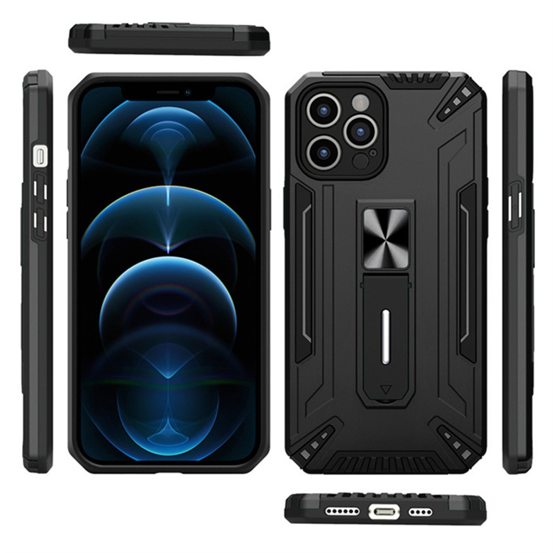 Pokrowiec pancerny Shock Armor Case czarny Apple iPhone 13 Pro Max / 10