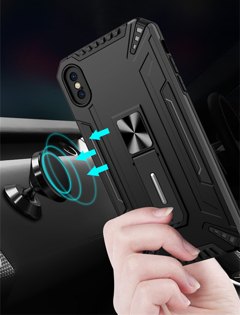 Pokrowiec pancerny Shock Armor Case czarny Samsung Galaxy A12 / 7