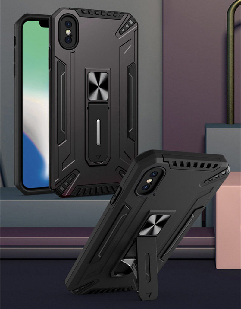 Pokrowiec pancerny Shock Armor Case czarny Samsung Galaxy A12 / 9