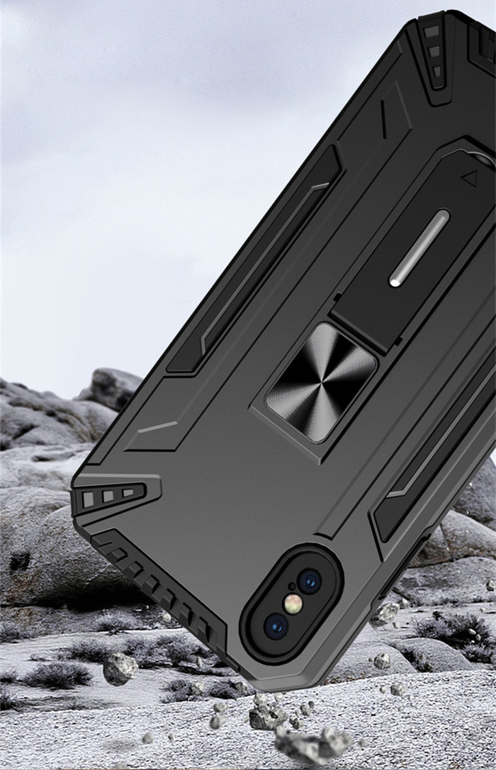 Pokrowiec pancerny Shock Armor Case czarny Xiaomi Redmi 10A / 8