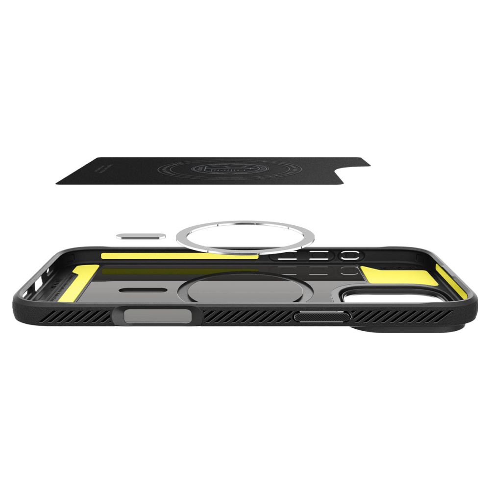 Pokrowiec pancerny Spigen Rugged Armor czarny Apple iPhone 16 Pro / 6