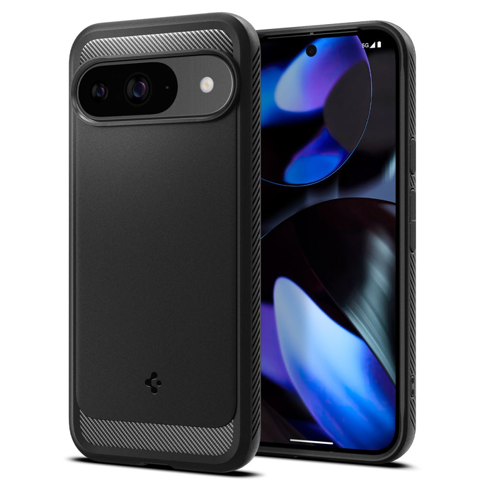 Pokrowiec pancerny Spigen Rugged Armor czarny Google Pixel 9