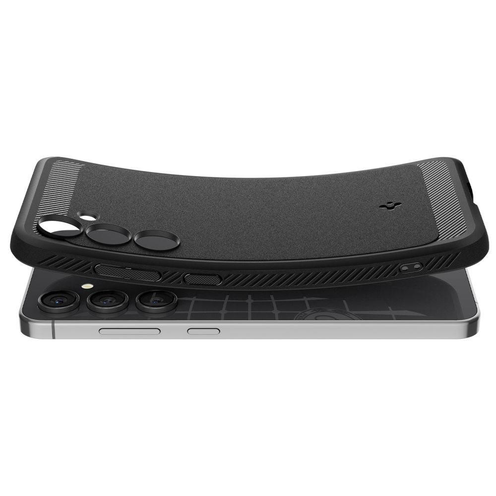 Pokrowiec pancerny Spigen Rugged Armor czarny Samsung S24 FE / 5