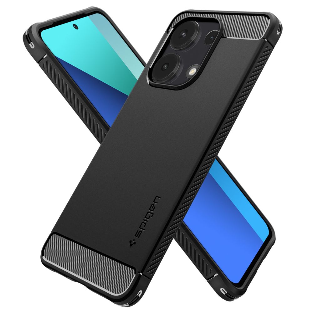 Pokrowiec pancerny Spigen Rugged Armor czarny Xiaomi Redmi Note 13 / 2