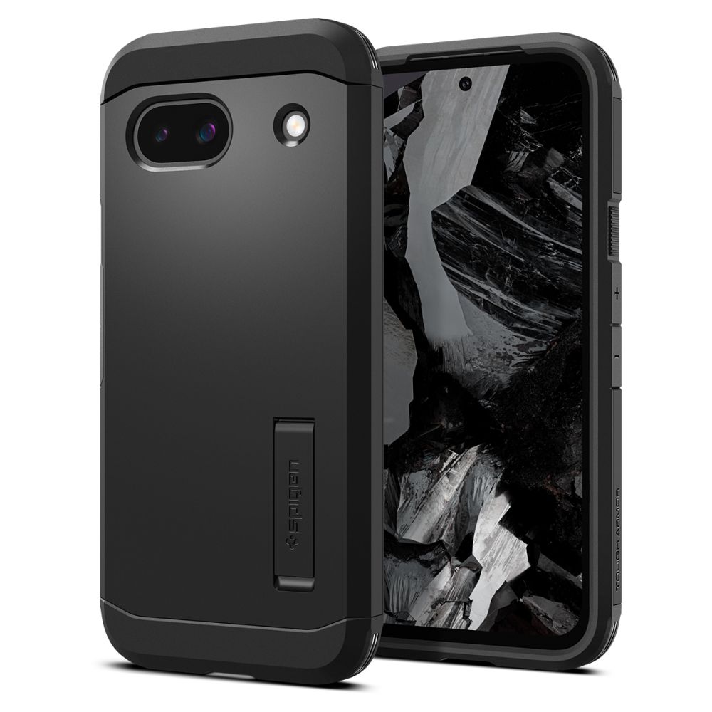 Pokrowiec pancerny Spigen Tough Armor czarny Google Pixel 8a