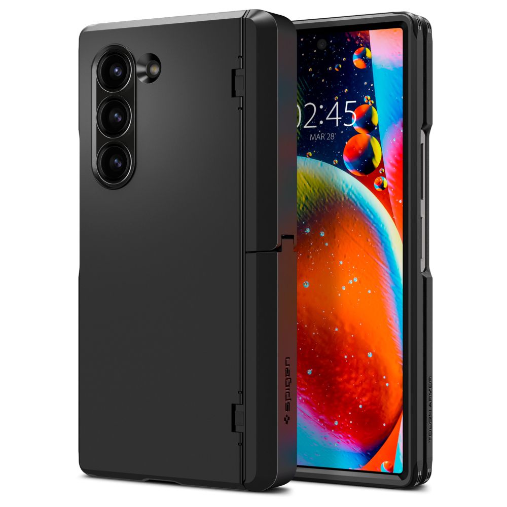 Pokrowiec pancerny Spigen Tough Armor czarny Samsung Galaxy Z Fold 6