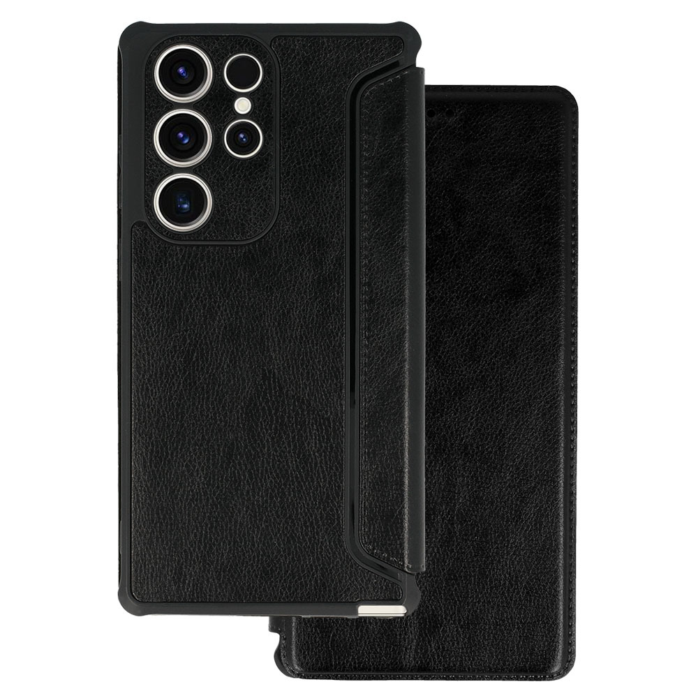 Pokrowiec Razor Leather Book czarny Xiaomi Redmi 12