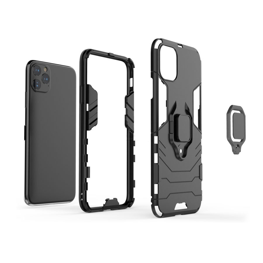 Pokrowiec Ring Armor Case czarny Apple iPhone 13 Pro Max / 5