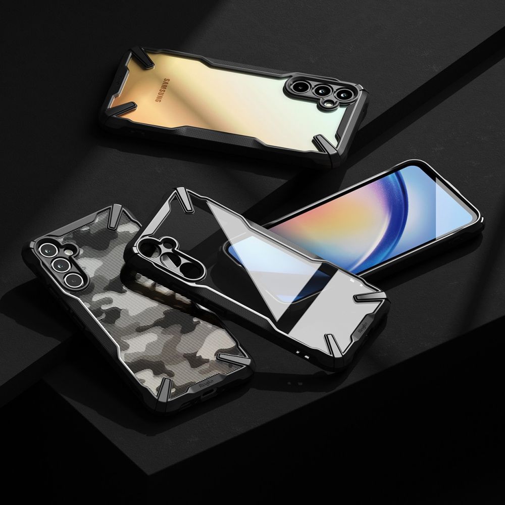 Pokrowiec Ringke Fusion X czarny Samsung Galaxy A34 5G / 5