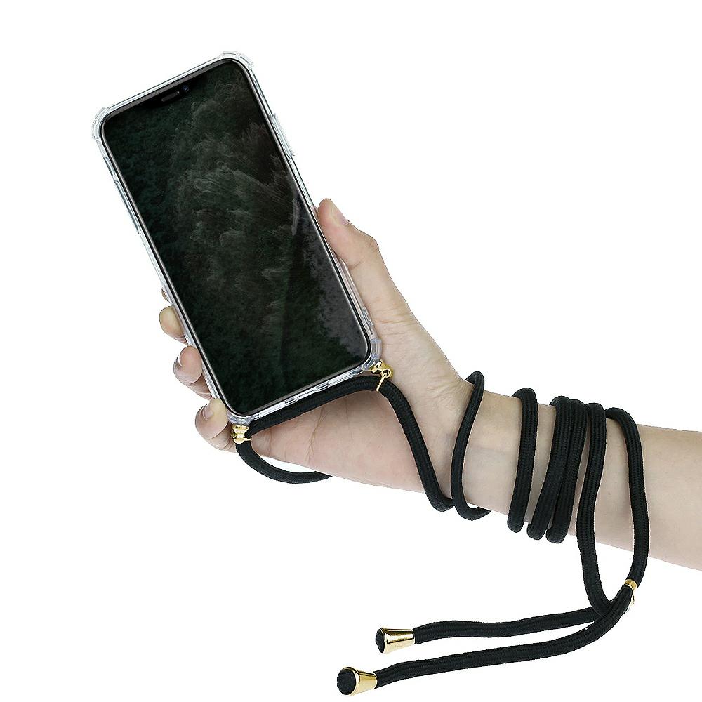 Pokrowiec Rope Case ze sznurkiem czarny Apple iPhone 13 / 2