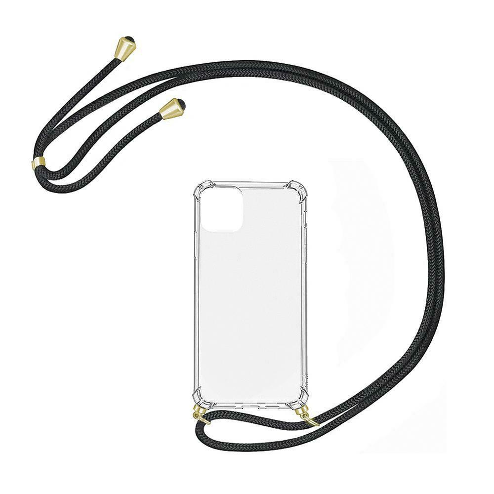 Pokrowiec Rope Case ze sznurkiem czarny Apple iPhone 13 Mini