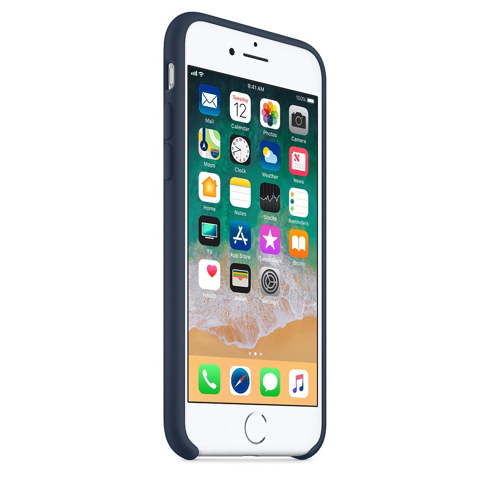 Pokrowiec Silicone Case ciemnoniebieski Apple iPhone SE 2020 / 4