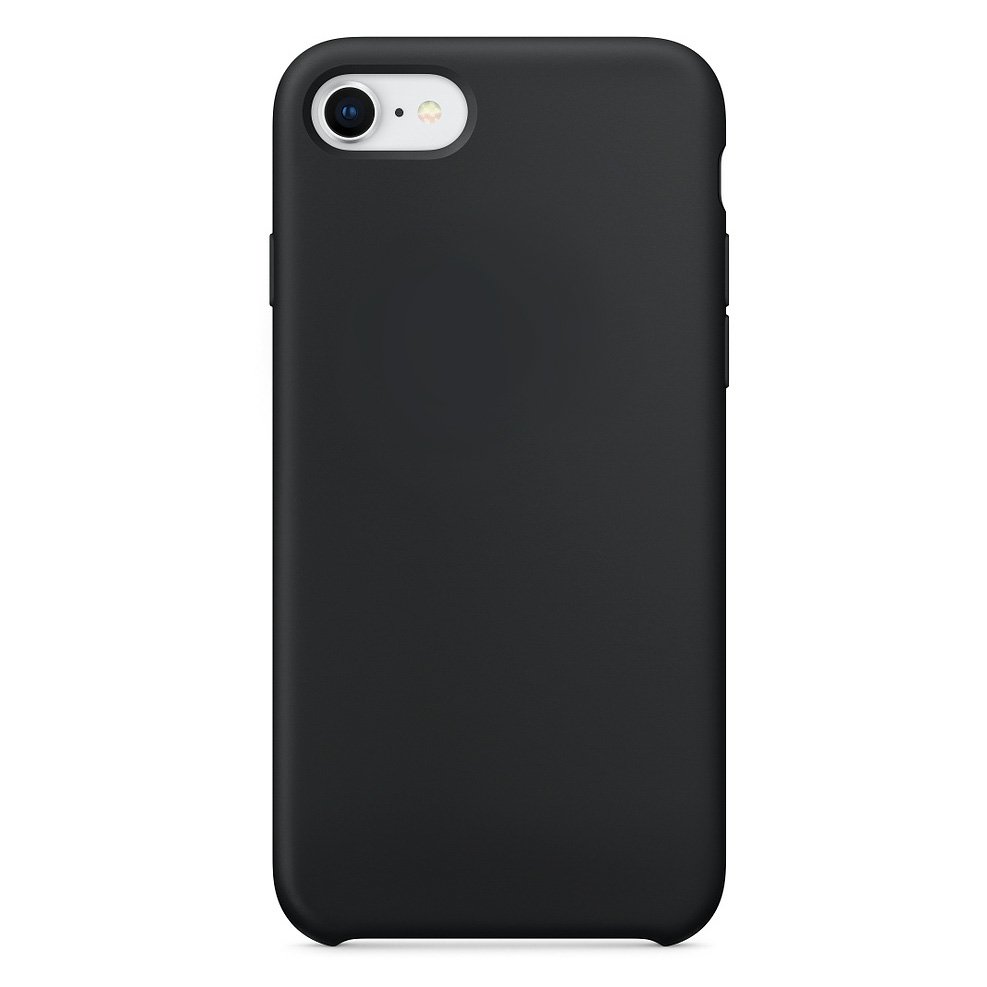 Pokrowiec Silicone Case czarny Apple iPhone SE 2020