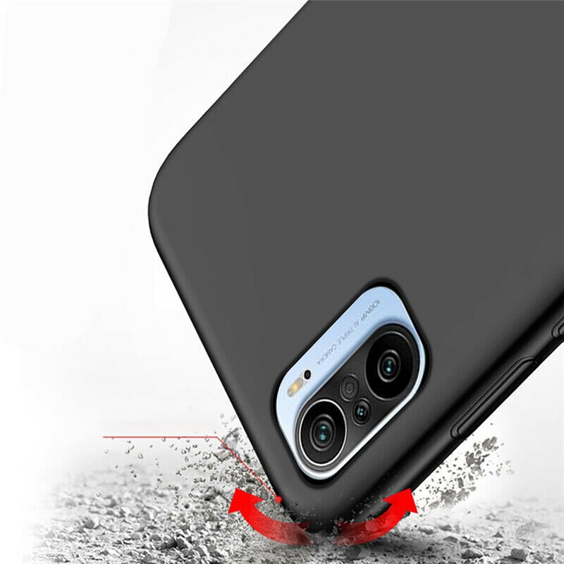 Pokrowiec Silicone Case czarny Xiaomi Redmi K40 Pro / 6