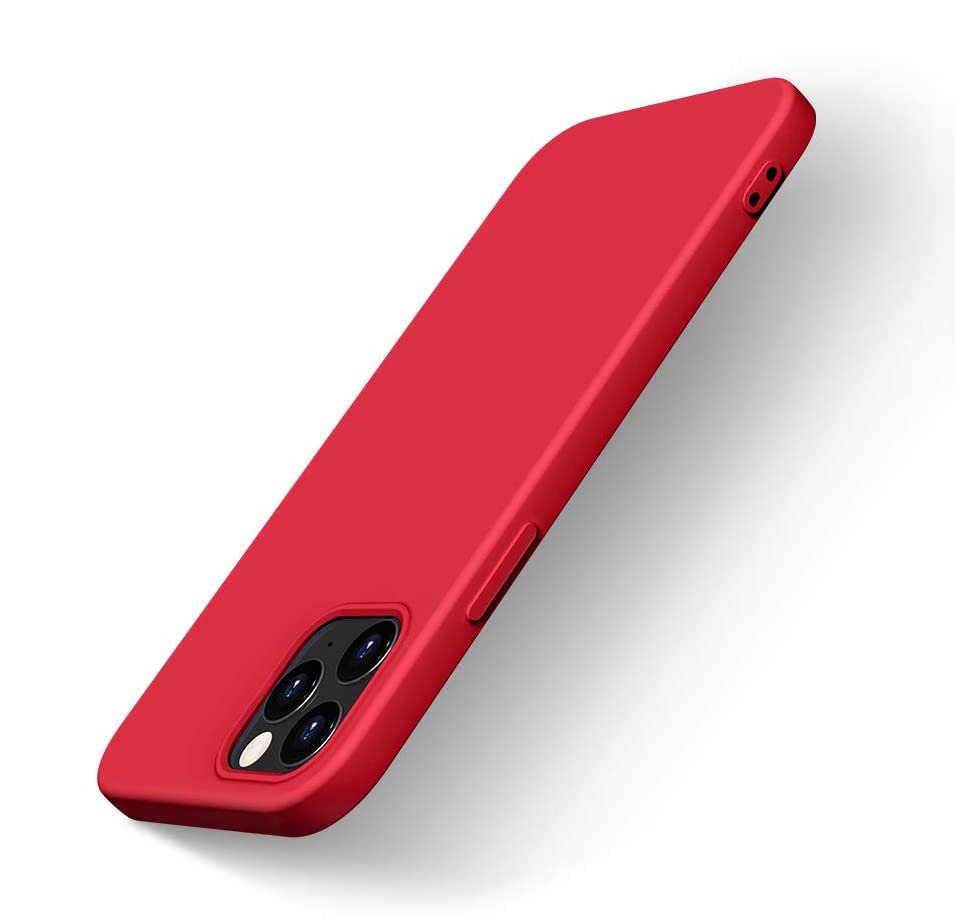 Pokrowiec Silicone Case czerwony Apple iPhone 12 Pro / 2