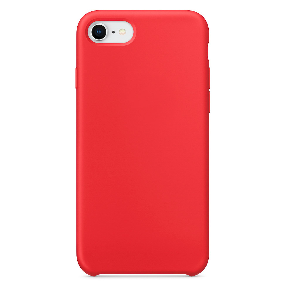 Pokrowiec Silicone Case czerwony Apple iPhone SE 2020