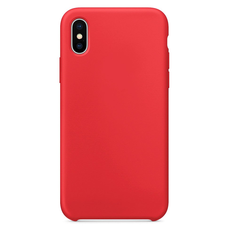 Pokrowiec Silicone Case czerwony Apple iPhone X