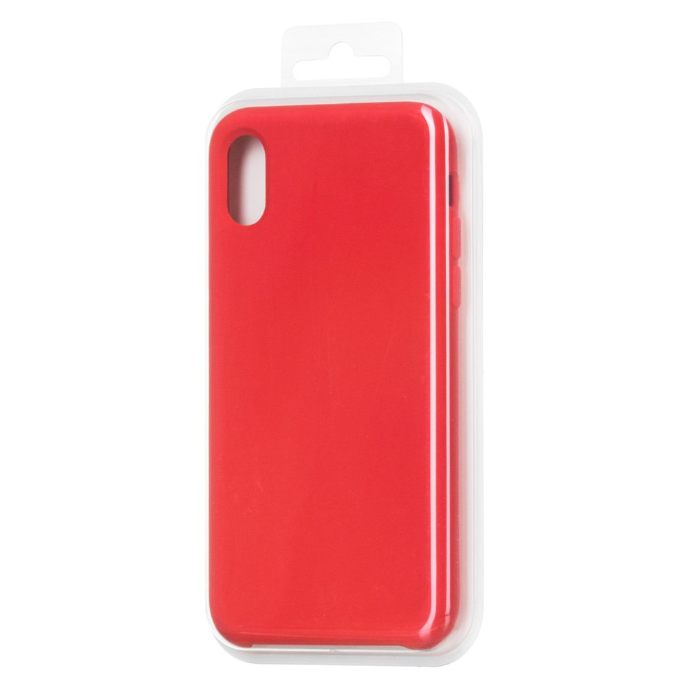 Pokrowiec Silicone Case czerwony Apple iPhone X / 4