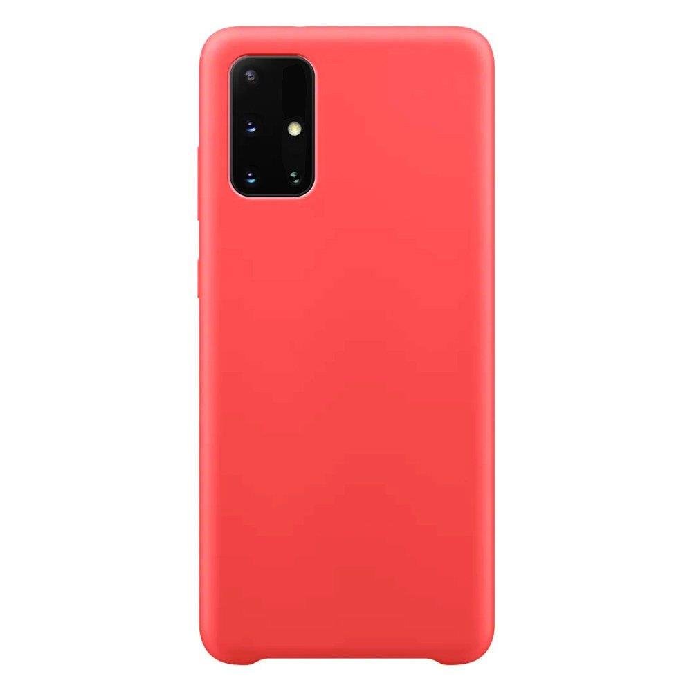 Pokrowiec Silicone Case czerwony Samsung A52 4G