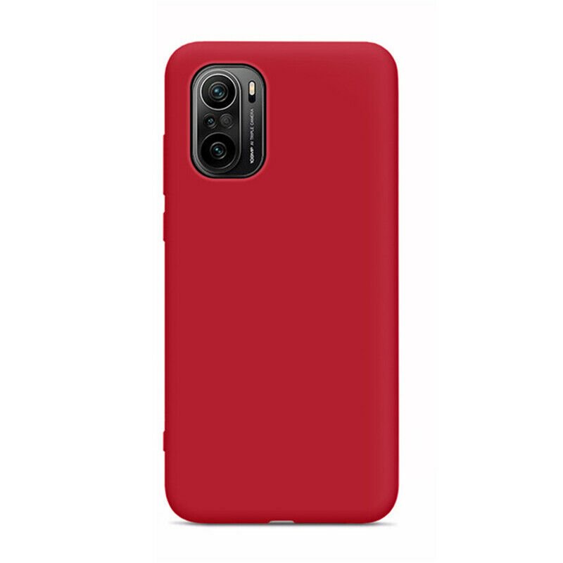 Pokrowiec Silicone Case czerwony Xiaomi Redmi K40 Pro