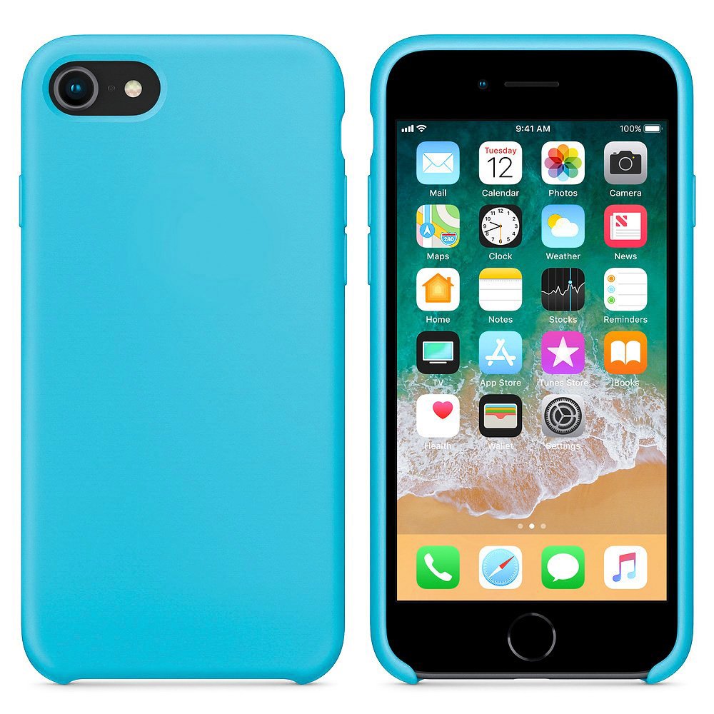 Pokrowiec Silicone Case jasnoniebieski Apple iPhone SE 2020 / 3