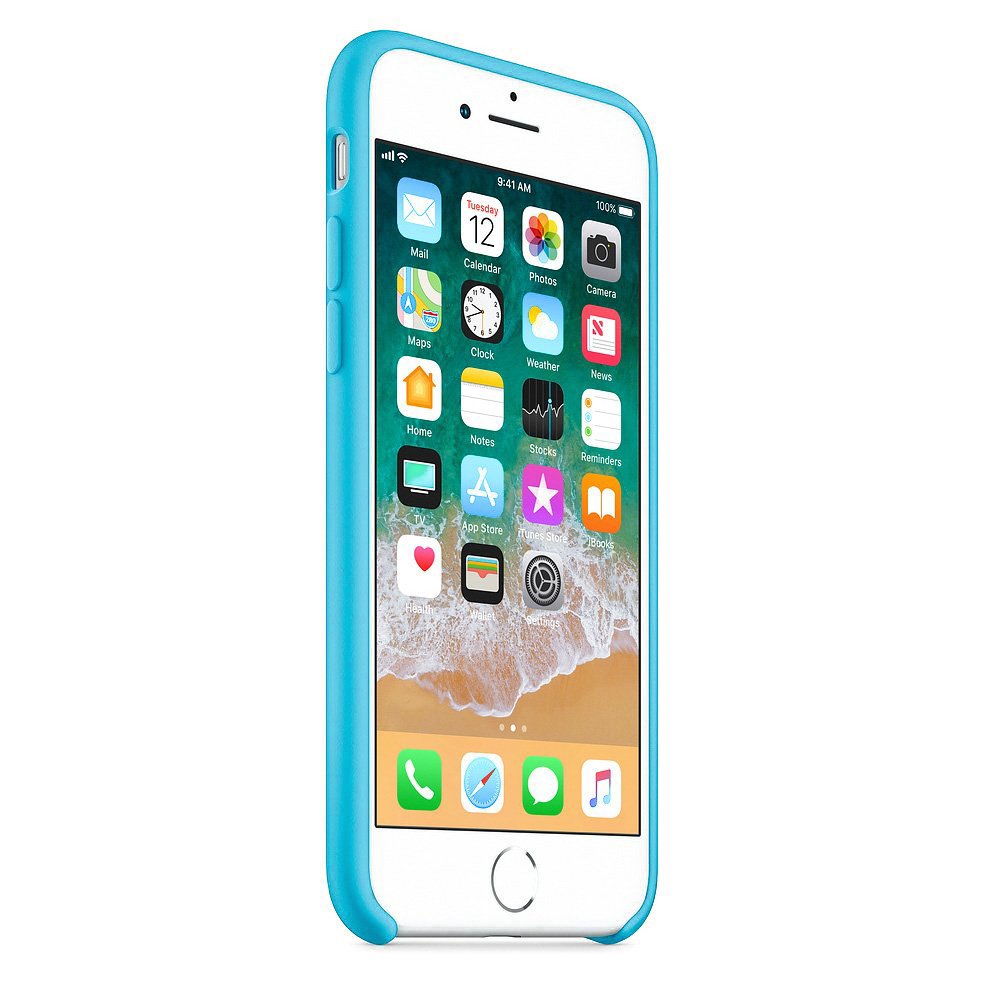 Pokrowiec Silicone Case jasnoniebieski Apple iPhone SE 2020 / 4