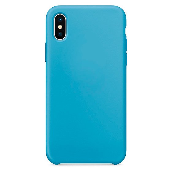 Pokrowiec Silicone Case niebieski Apple iPhone X