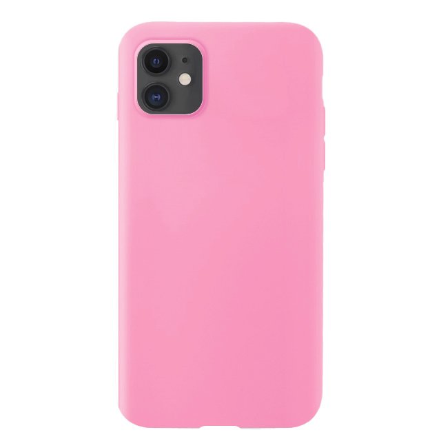 Pokrowiec Silicone Case rowy Apple iPhone 11