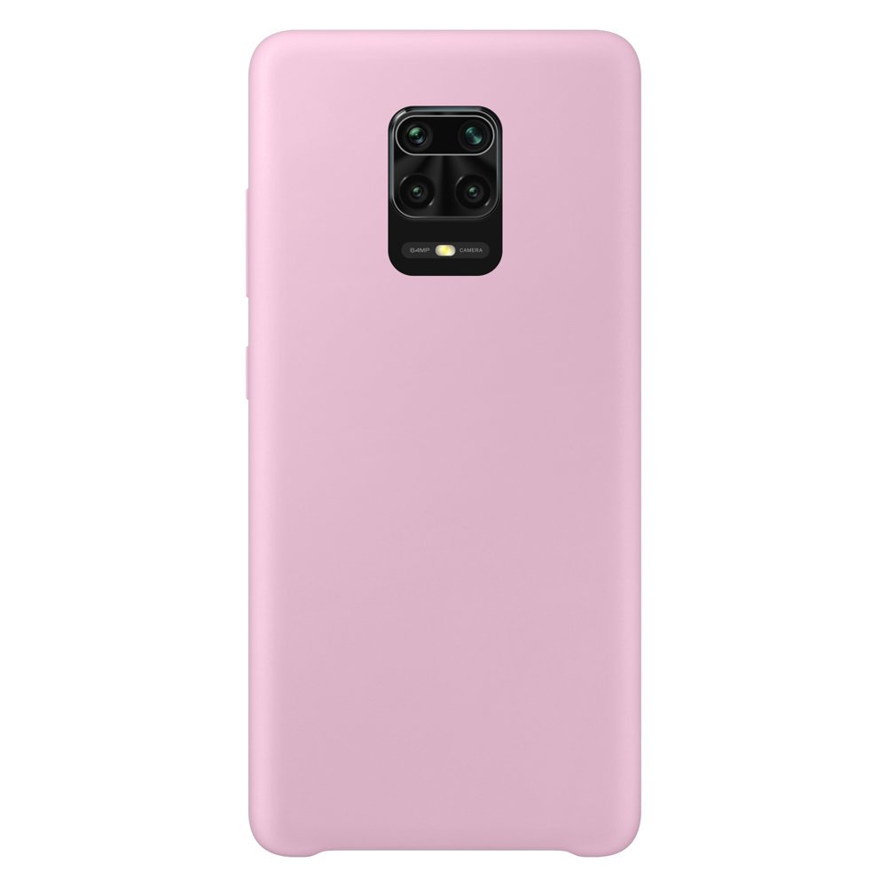 Pokrowiec Silicone Case rowy Xiaomi Redmi Note 9 Pro