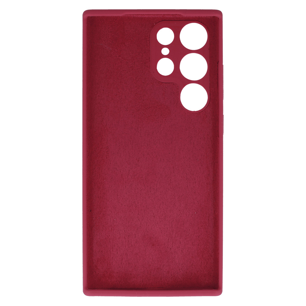 Pokrowiec Silicone Lite Case bordowy Samsung Galaxy S23 Ultra / 3