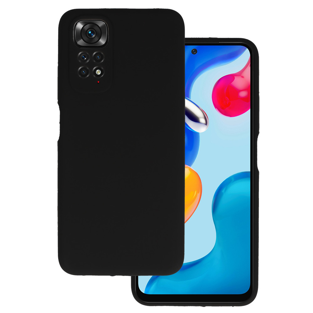 Pokrowiec Silicone Lite Case czarny Xiaomi Redmi Note 11S